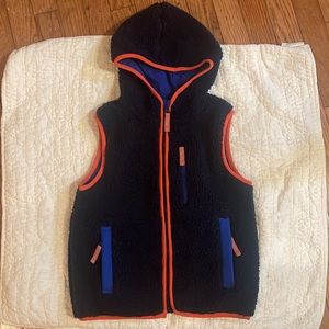 Worn 3X Mini Boden sherpa hooded vest